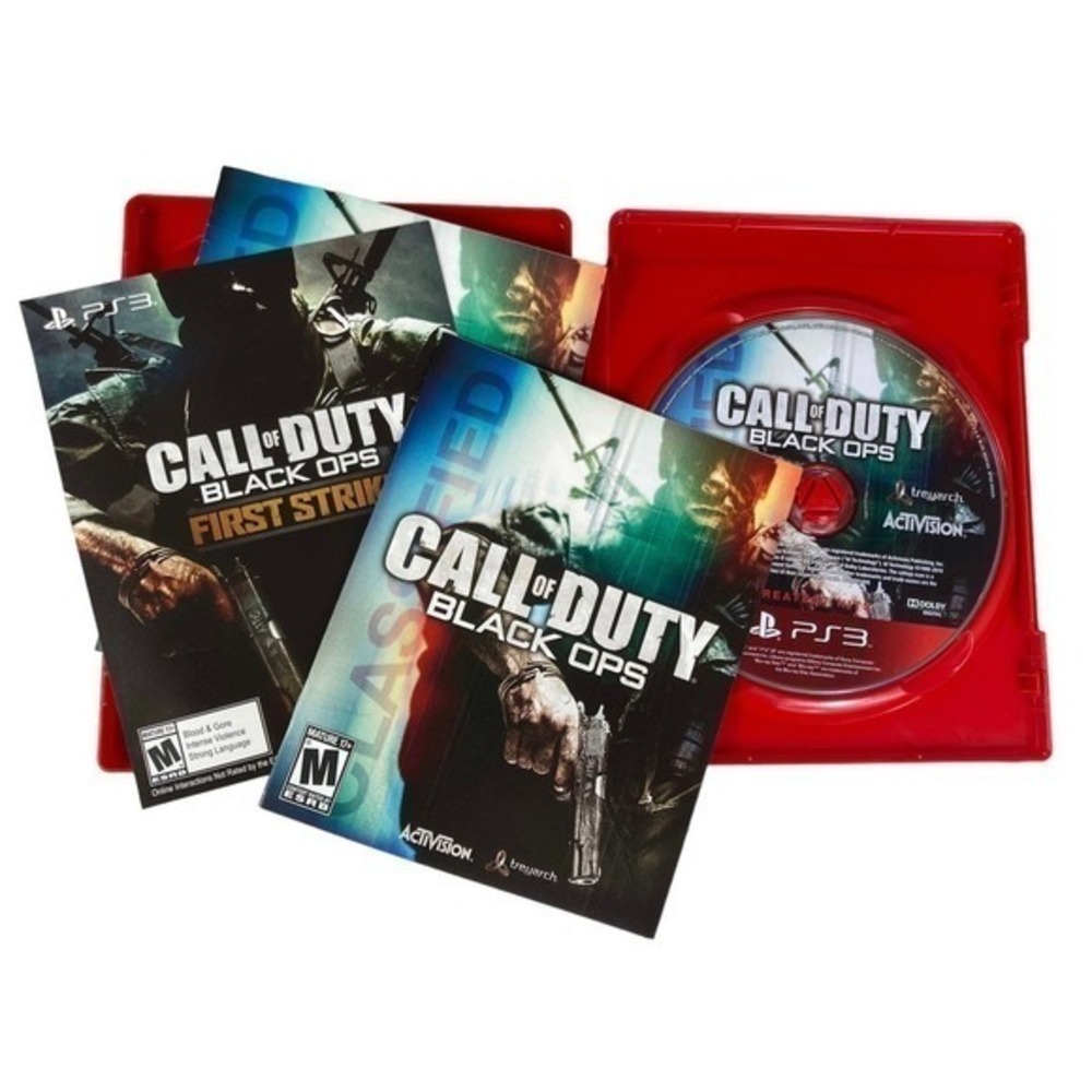 Playstation Call of Duty Black Ops Video Game PS3 Rated M 17+ Authentic Action